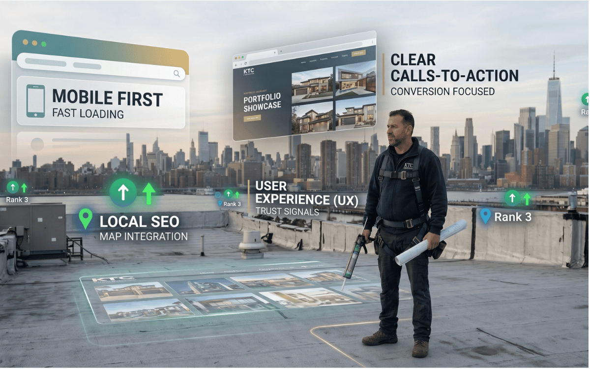 key elements of contractor website key elements of contractor website design