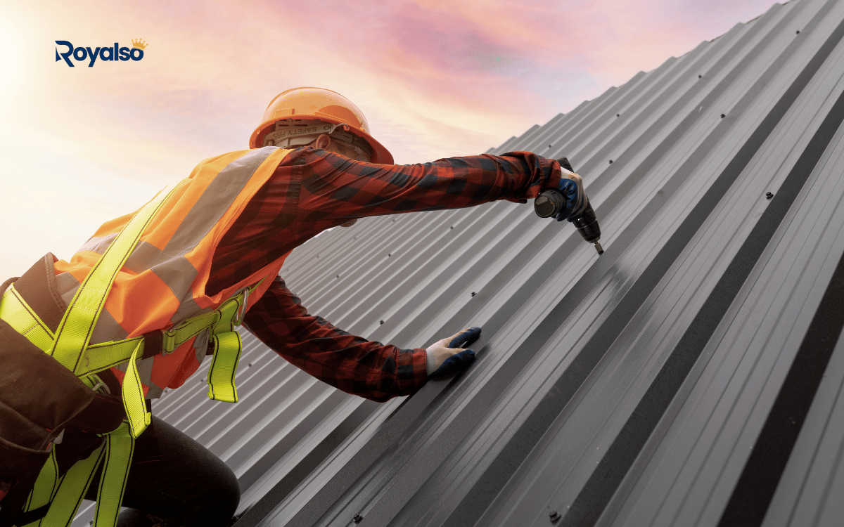 Roofing contractor SEO lead generation website design and AI automation by Royalso